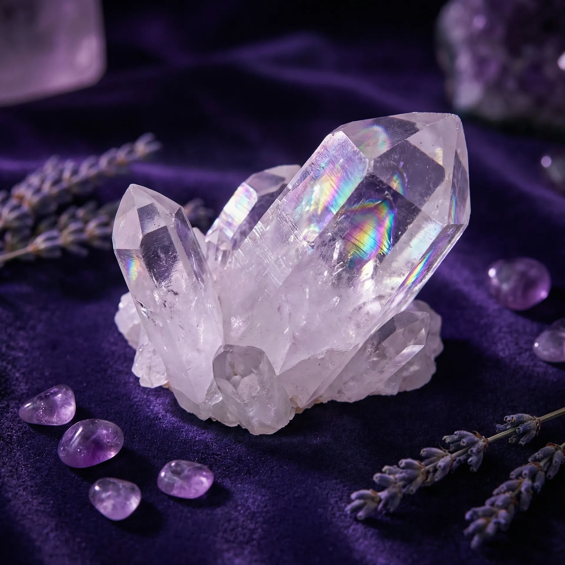 天然白水晶 - 花蝴蝶HD视频 | 神秘学好物