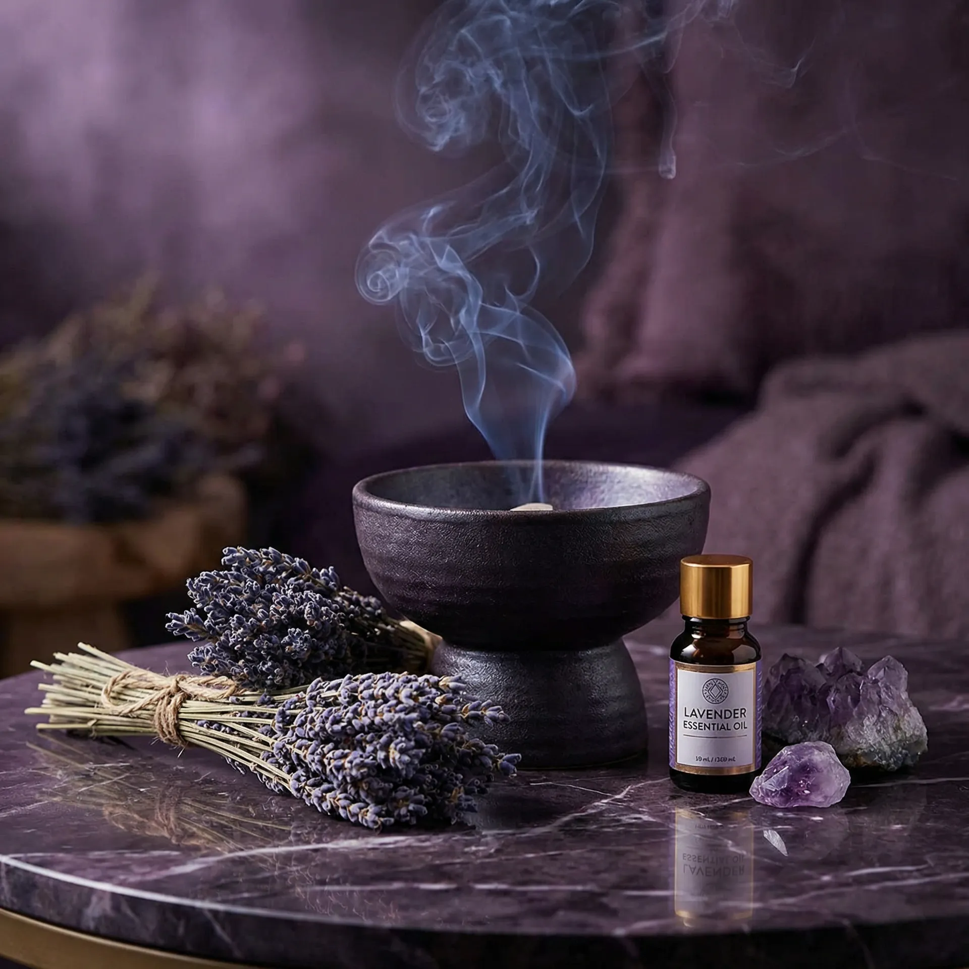 助眠薰衣草香薰 - 花蝴蝶HD视频 | 灵性好物